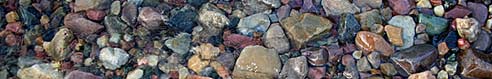 Jackson Lake beach rocks