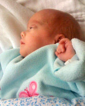 Beautiful Grace comes home