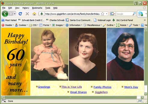 Happy Birthday, Sharon!!