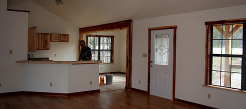 Before picture of Nicole's new place in Rockport, TX