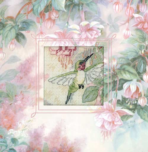 Hummingbird cross stitch